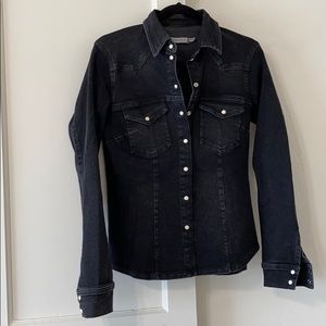 Gestuz stretch denim shirt